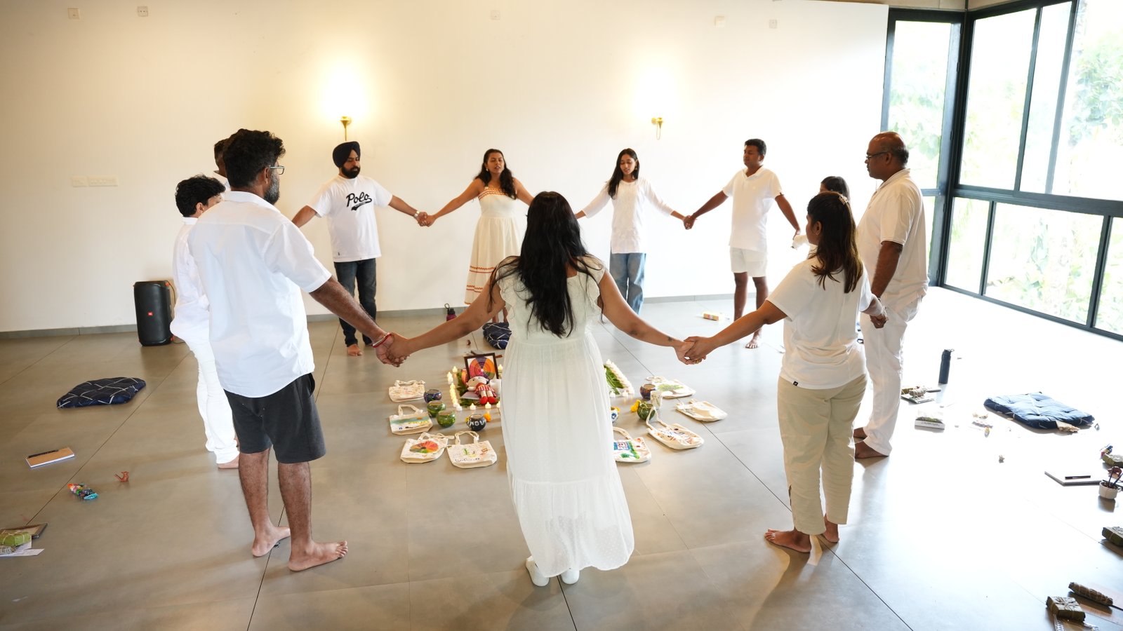 A Sacred Cocoon session